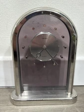 SEIKO Mantel Clock QZ 123G Japan Transparent Table Quartz CAL.21201