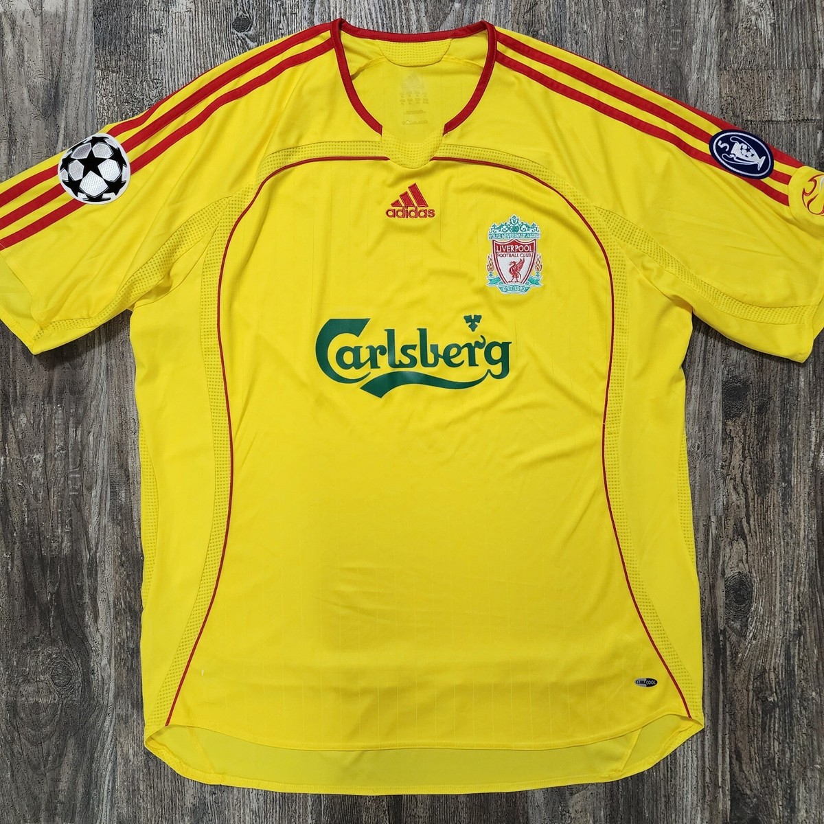 リバプール アディダス ジェラード GERRARD 8 Liverpool FC 2006 2007 Home Jersey #8 Gerrard Adidas Red