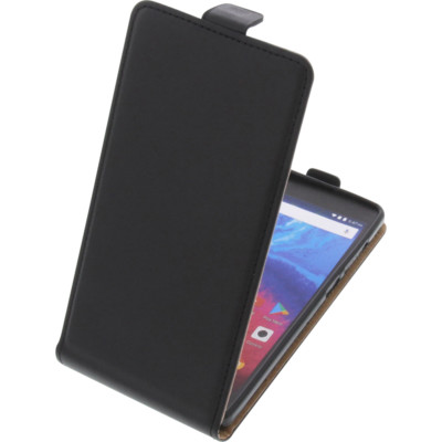 Tasche für Archos Core 50 FlipStyle Handytasche Schutz Hülle Flip Schwarz