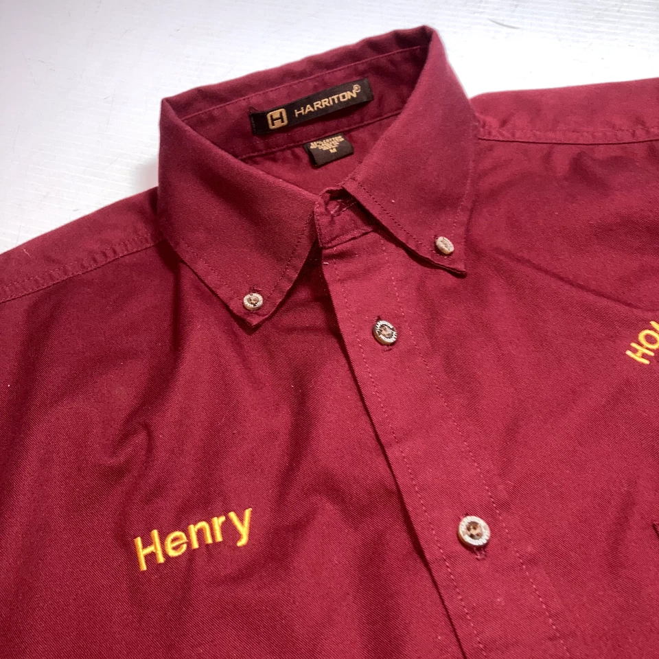 Camisa De Colección Harrington Shrine Club Shriners Abotonada Homestead Florida Talla M Foto 3 de 4