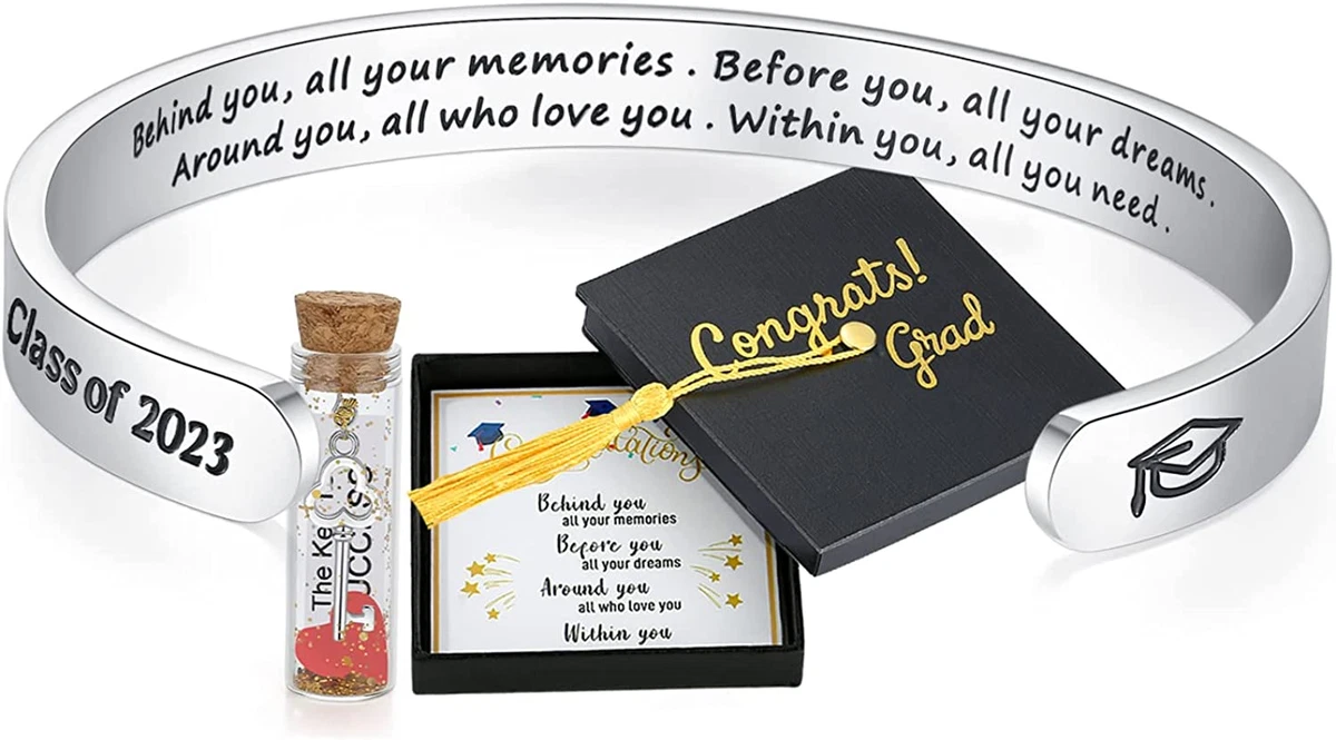 Graduation Gifts for Her 2023 - Inspirational Bracelets Graduation Gifts for  Mid