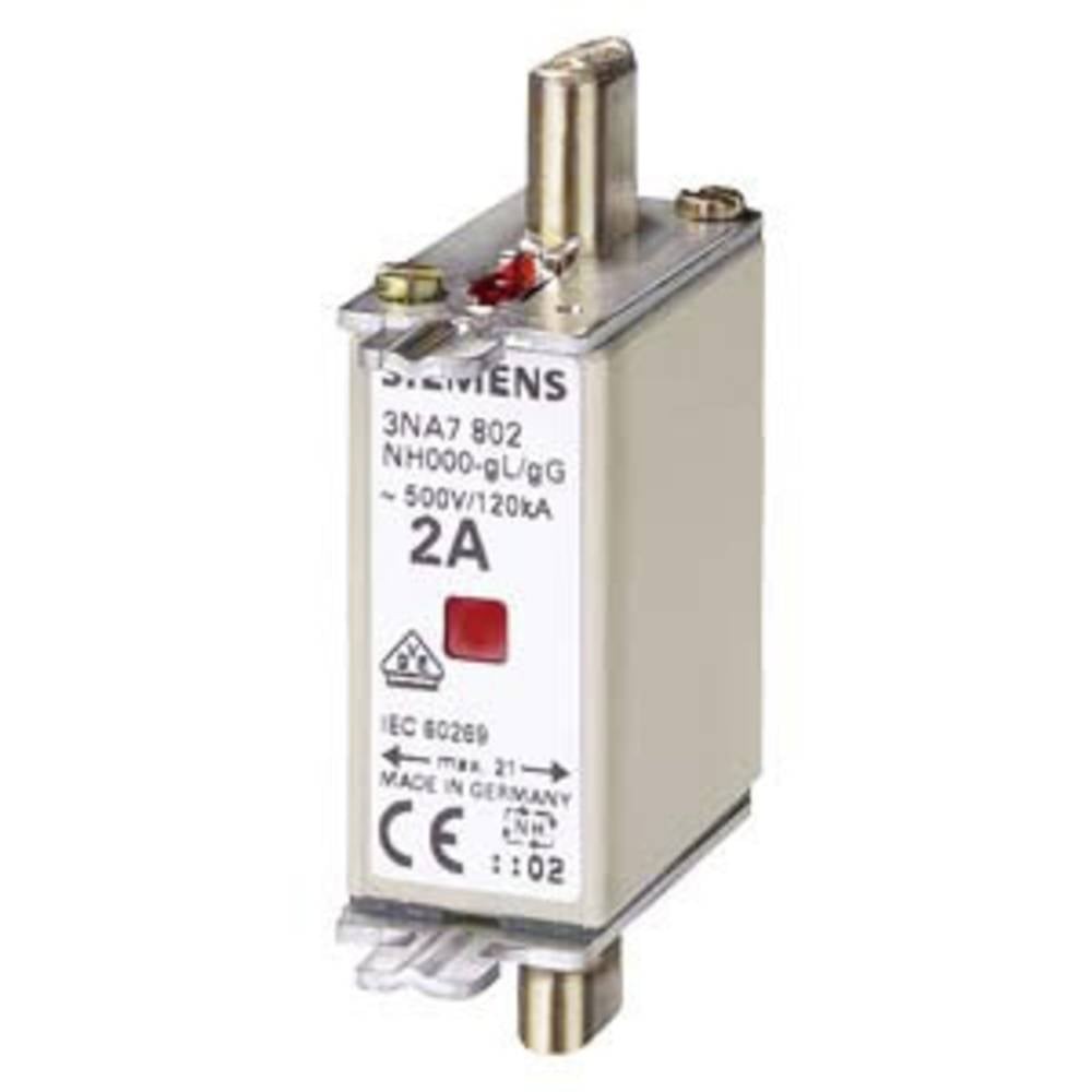 Fusible Siemens 3NA7805 taille 0 stoppez les surcharges sur vos lignes 16 A et réseaux 500V