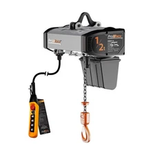 Prowinch 1/2 ton Electric Chain Hoist w/ Power Trolley Variable Speed 220V 1ø 50
