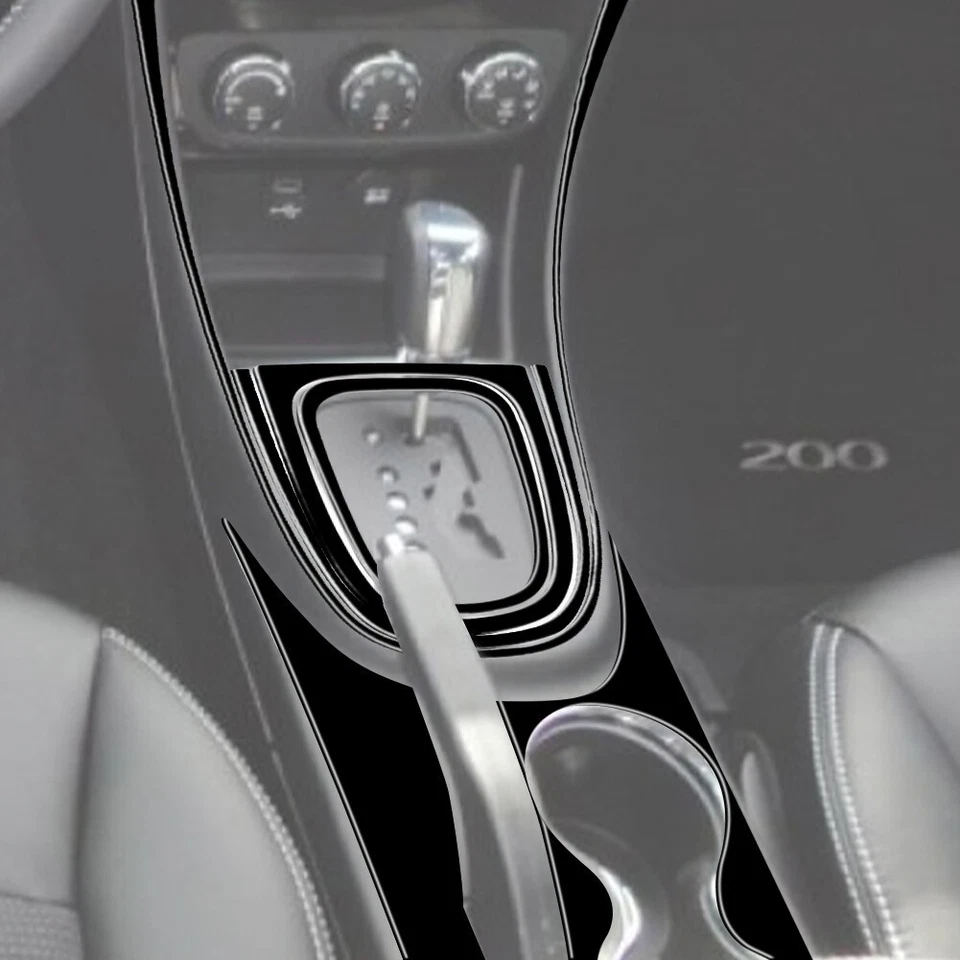 For 2011-2014 Chrysler 200 Gloss Black Interior Full Set Trim Cover Decor Foto 3 de 4