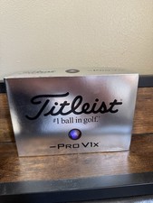 Titleist Pro V1x Left Dash White Golf Balls 12 Pack