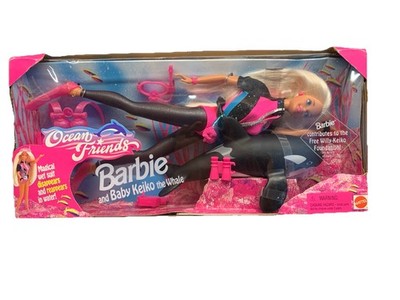 New in box Barbie Ocean Friends and Baby Keiko The Whale - Set 1996 Mattel *READ