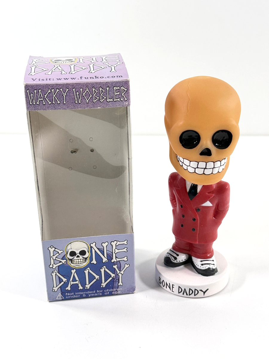 【FUNKO Wacky Wobbler】BigSize BONE DADDY Original 1999 Funko Bone Daddy Wacky Wobbler Bobblehead toy w/ Box