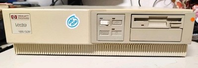 Hewlett Packard Vectra 486 50/N Computer Vintage Model D2633A No Amiga Commodore