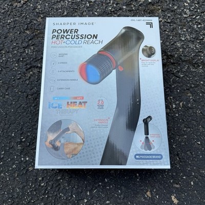 Sharper Image Power Percussion Hot + Cold Reach Percussion Massager