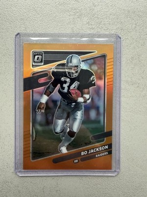 Bo Jackson Las Vegas Raiders Panini Optic Orange /199 Holo NFL Football 2021