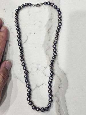 Danbury Mint Midnight Spell Peacock Pearl Crystal Bead Spacer