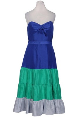 J.Crew Kleid Damen Dress Damenkleid Gr. XS Seide Mehrfarbig #nat2jsd
