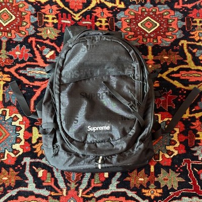 Supreme Backpack SS19 Black Cordura Box Logo