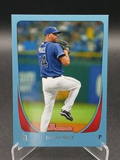 David Price Blue /500 2011 Bowman 106 - MLB Tampa Bay Rays