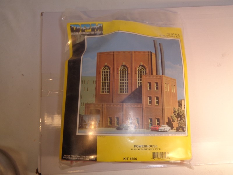 HO Scale DPM Powerhouse Structure Kit #356