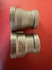 3/4" x 1/2" Pipe Coupling, 316 SS, Class 150, Female NPT, Quantity: 2