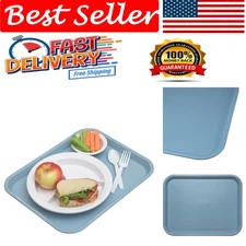 Economical Slate Blue Cafeteria Tray – Shatter-Resistant & Multiple Sizes