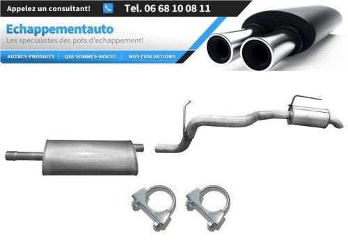 Échappement central arrière Dodge 4.0 V6 pour supprimer les bruits et fuites