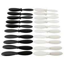 20 Stück Propeller Luftschraube Ersetzen Für Hubsan X4 H107 Zubehör Schwarz