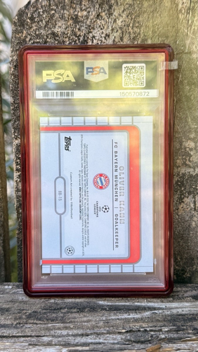 2025-26 Topps Uefa Club Competitions - 8-Bit Shots Oliver Kahn #8B