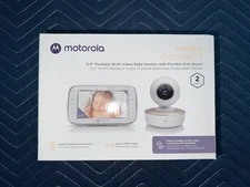 Motorola Baby Monitor VM855 Connect Baby Camera Monitor & Crib Mount – OPEN BOX