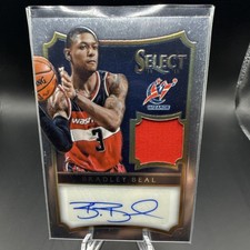 Panini 2014-15 Select Autograph Materials Auto Patch /35 Bradley Beal Wizards #5