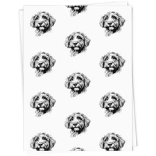 Geschenkpapier/Geschenkanhänger "Irish Doodle Puppy" (GI051565)