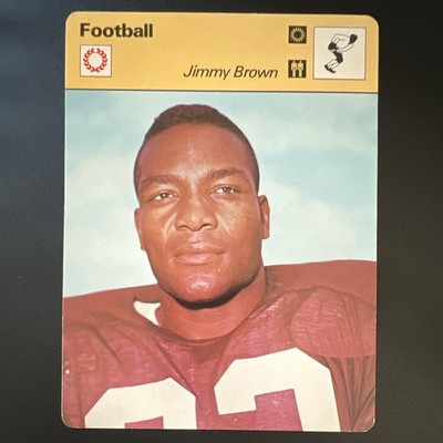 Editions Rencontre S.A. 1977-79 Sportscasters Jim Brown Browns #06-18
