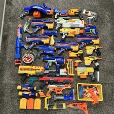 Huge NERF N-Strike Dart Gun Lot Others w/ Darts Accessories