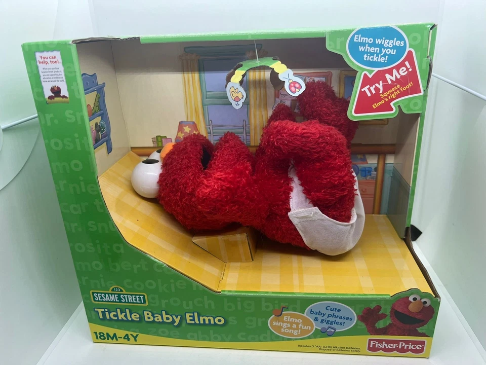 Tickle Baby Elmo Sesame Street Fisher Price NIB - Image 2 of 4