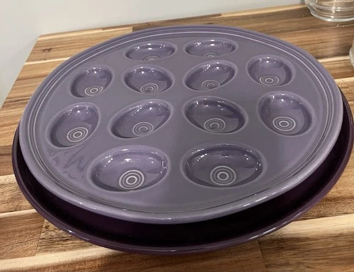 Fiesta Lavender Deviled Egg Tray 11 1/4” 2026 Color Purple Fiestaware NEW