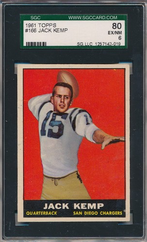 1961 Topps Jack Kemp #166 card