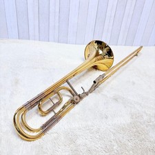 YAMAHA YSL-844 Tenor Bass Trombone F Attachment Used With Hard Case Mouthpiece