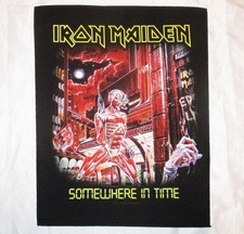 Iron Maiden Somewhere In Time Large Back Patch Heavy Metal