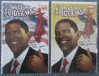 2 AMAZING SPIDER-MAN #583 Obama Variants SIGNED Todd Nauck DYNAMIC w/COA Limited