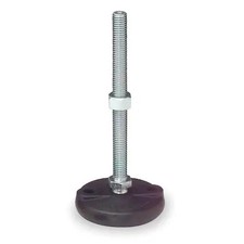S & W Manufacturing Bmnyld46 Leveling Mount, Swivel Stud, M20, 4 In Base