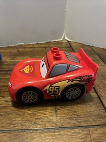 LEGO DUPLO 5828 Big Bentley Disney Pixar Cars 2 Set Lightning McQueen Mater Finn