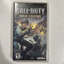 Call of Duty Roads to Victory PSP Sony PlayStation Portable UMD Game Activision