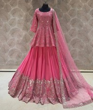 LEHENGA TOP INDIAN BOLLYWOOD WEDDING PARTY PAKISTANI WEAR READYMADE