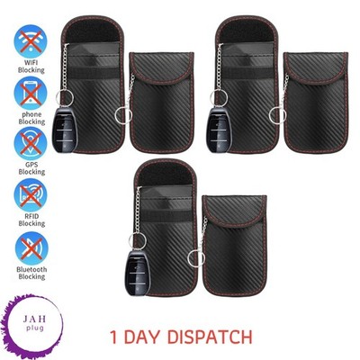 6x RFID SIGNAL BLOCKER BLOCKING FARADAY POUCH KEY CASE FOR FIAT KEYLESS FOBS