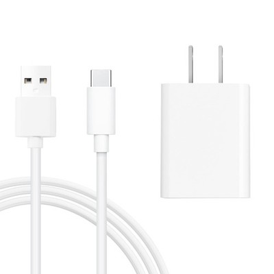 Charger 5V2A Type-C Fast Safe Charging Power Supply Adapter Compatible White 