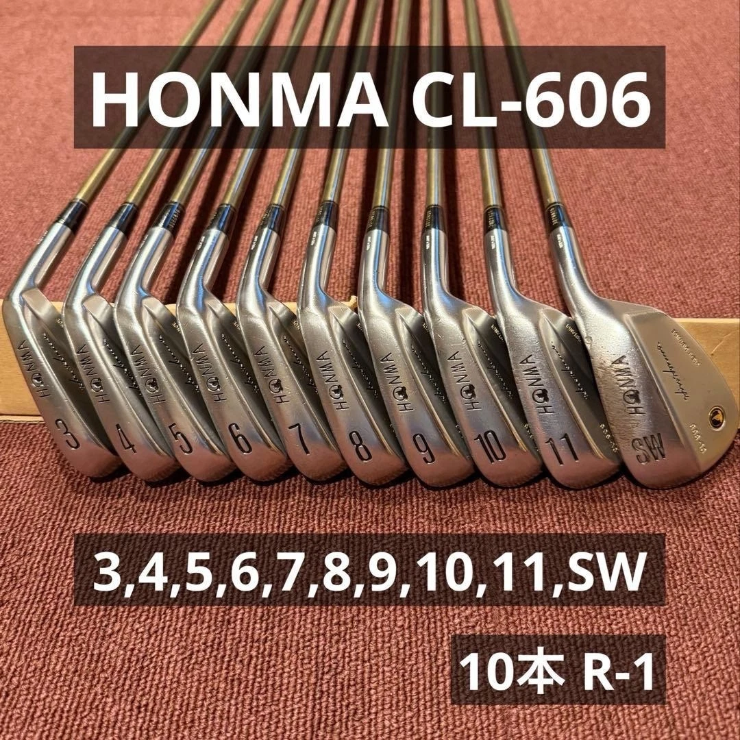 HONMA CL-606 星2 アイアン4〜11,SW 9本セット R-1 Honma Cl 606 for sale | eBay