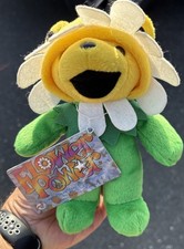Flower Power 7" Grateful Dead Plush Bean Bear By Liquid Blue  6/25/85 NWT