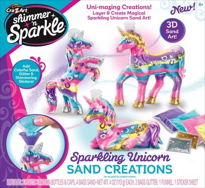 Cra-Z-Art Shimmer 'N Sparkle Sand Creations Kit - Sparkling Unicorn - 179394