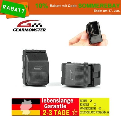 2x FENSTERHEBER SCHALTER TASTE VORNE für SEAT AROSA IBIZA CORDOBA VW LUPO POLO
