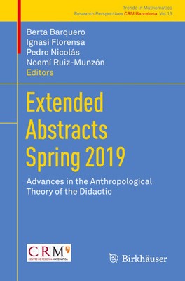 Extended Abstracts Spring 2019: Advances in the Anthropological Theory of the
