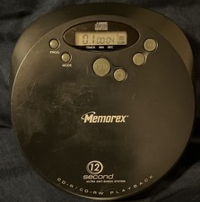 MEMOREX PERSONAL CD PLAYER MODEL MD6126CP Tested Working