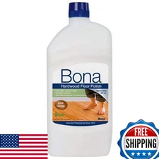 Bona 36oz Low-Gloss Hardwood Floor Polish - Protects & Enhances Floors