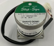 Sanyo Denki 103H7522-7051 Stepping Motor - .75 A .72 Deg/Step