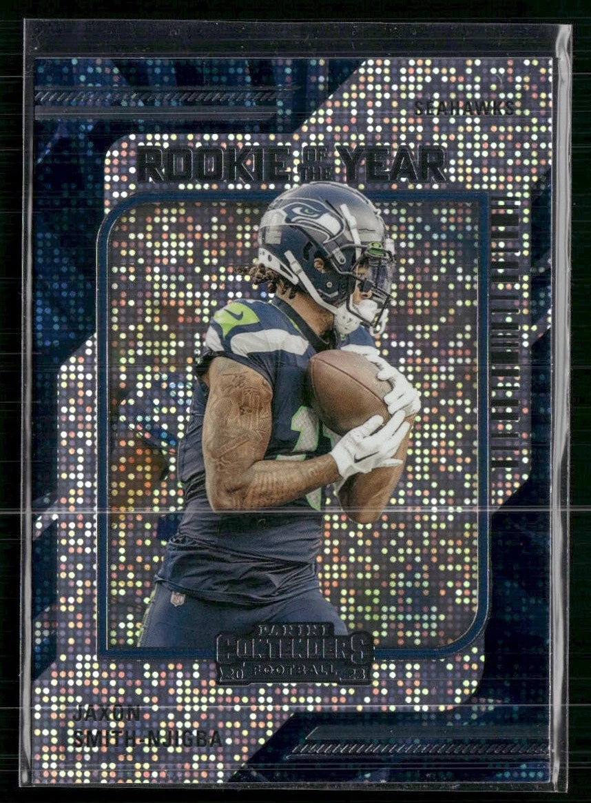 Jaxon Smith-Njigba Panini Contenders Rookie of the Year Contenders #12 Silver